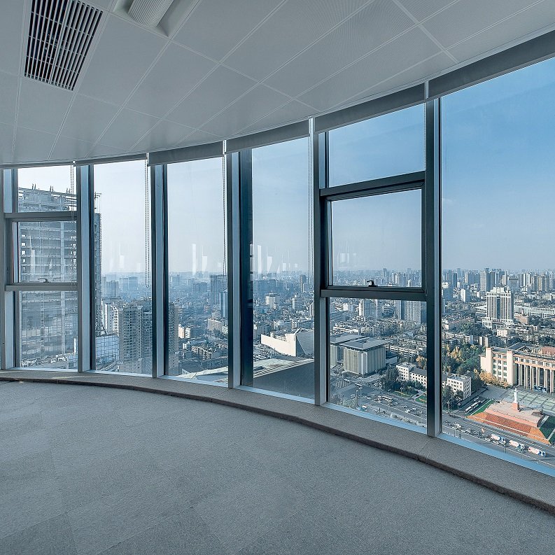 Aluminium Facade Glass Curtain Wall