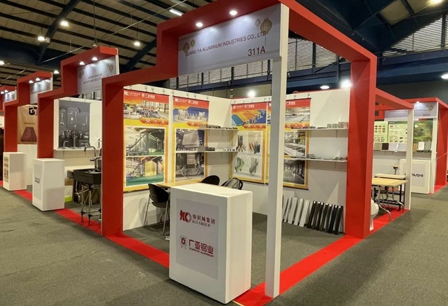 Marcas se globalizando | Guangya Aluminum brilha na Feira Internacional de Materiais de Construção de Bogotá, na Colômbia